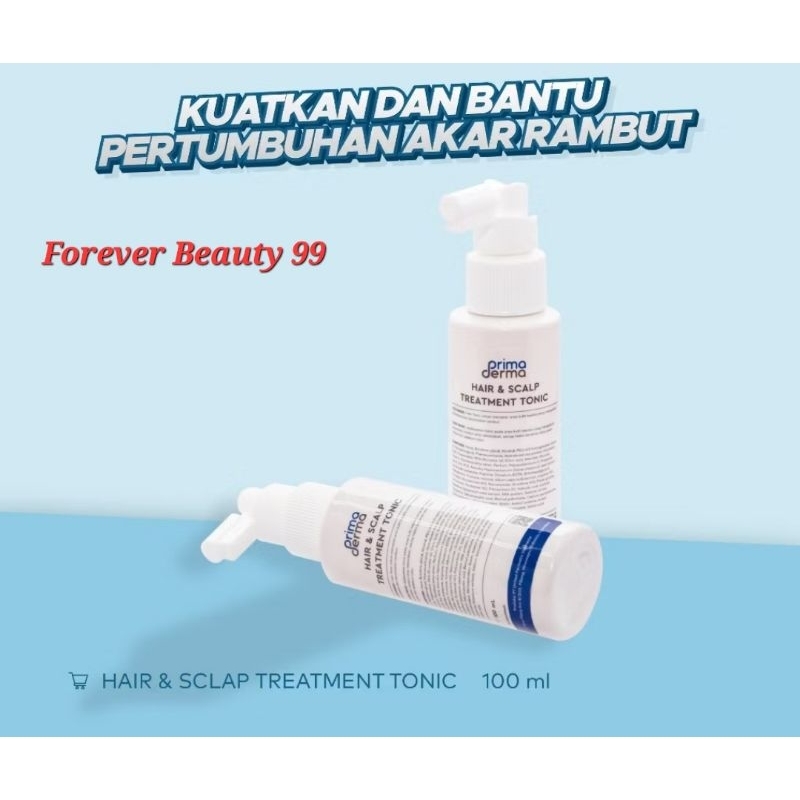Primaderma Hair & Scalp Treatment Tonic - solusi perawatan rambut & kulit kepala - rambut rontok / t