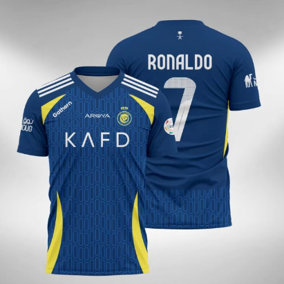 jersey al nasr terbaru 24/25 versi anak