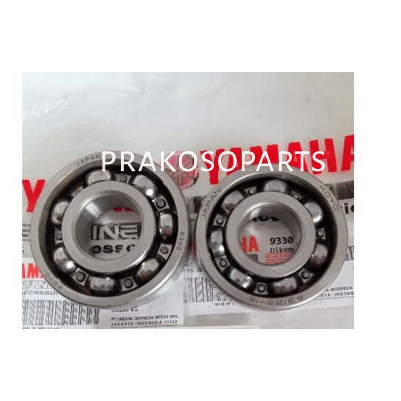 Bearing Laher Kruk As set 6305 + 6322 Mio Old Mio Sporty Mio Smile Soul Karbu Fino Nouvo