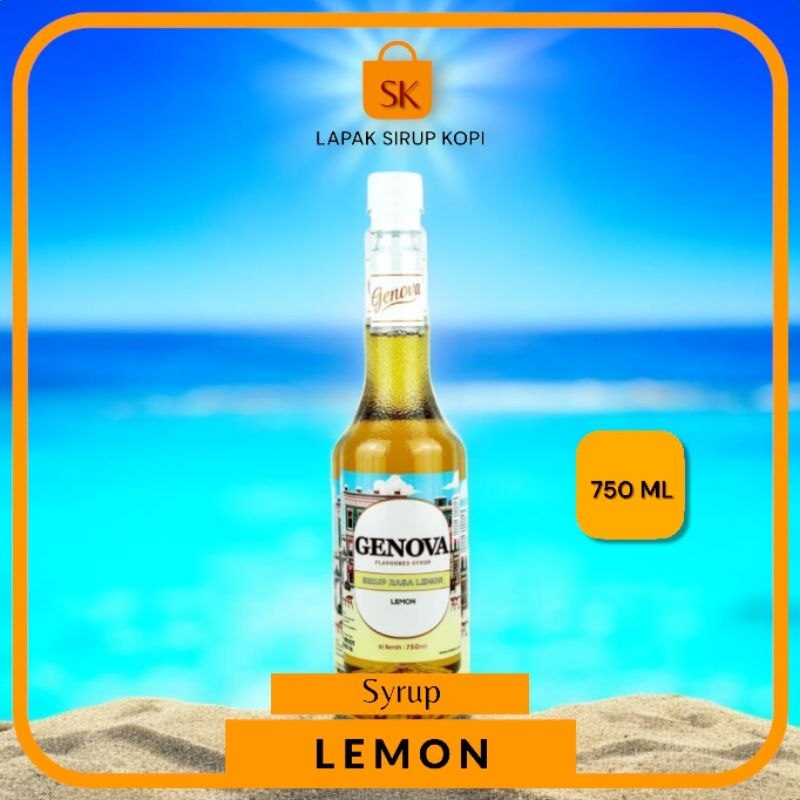 

Genova Lemon syrup 750 ml - premium sirup ala cafe