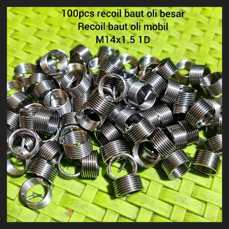 PS00039 100pcs recoil m14x1.5 1D recoil baut oli besar oversize recoil baut oli mobil