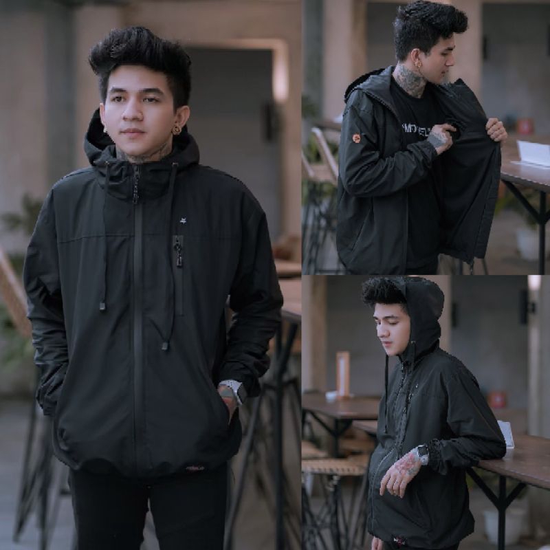 Jaket Parasut Pria Anti Air