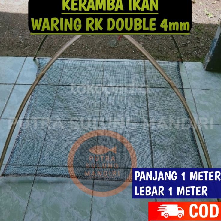 New Promo  Jaring Hanco Anco Sirib ikan ukuran 1m x 1m siap pakai