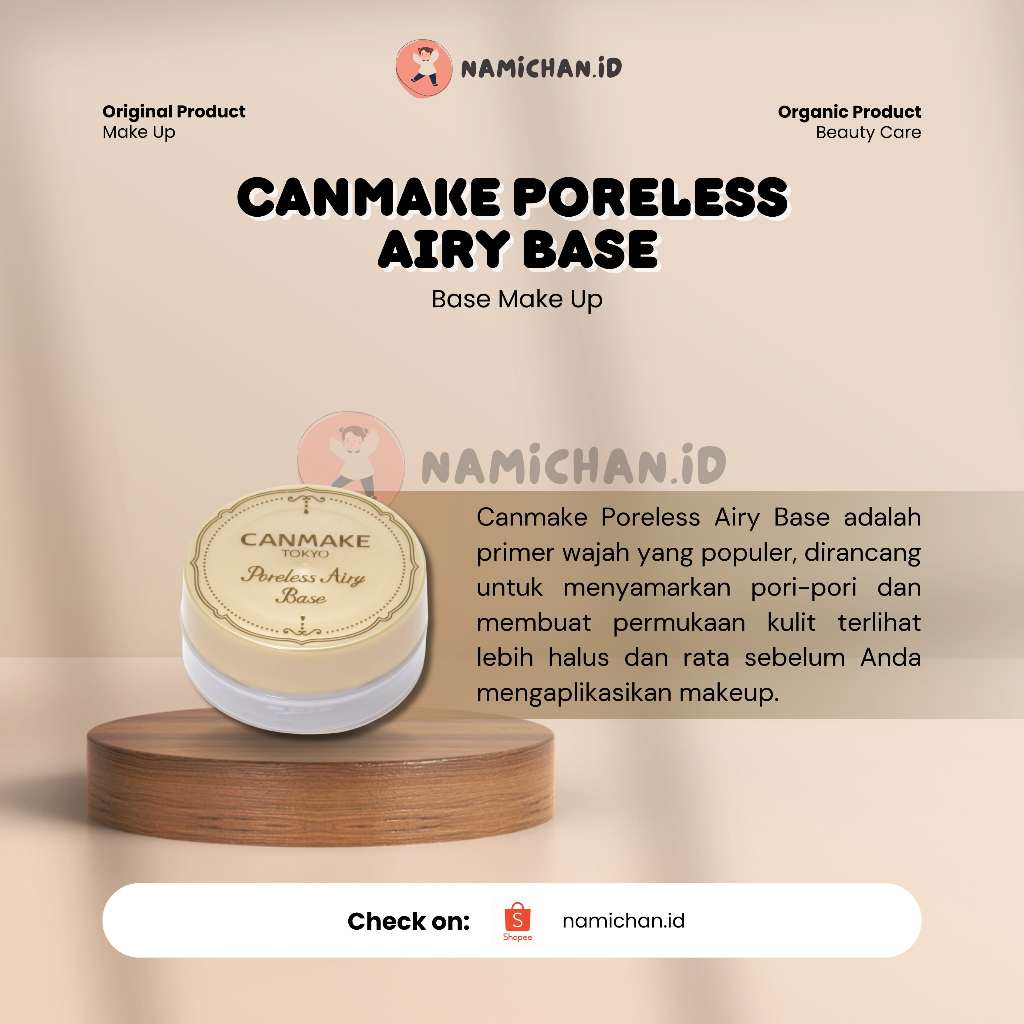 Canmake Poreless Airy Base | Canmake Make Up Base | Canmake Original Japan