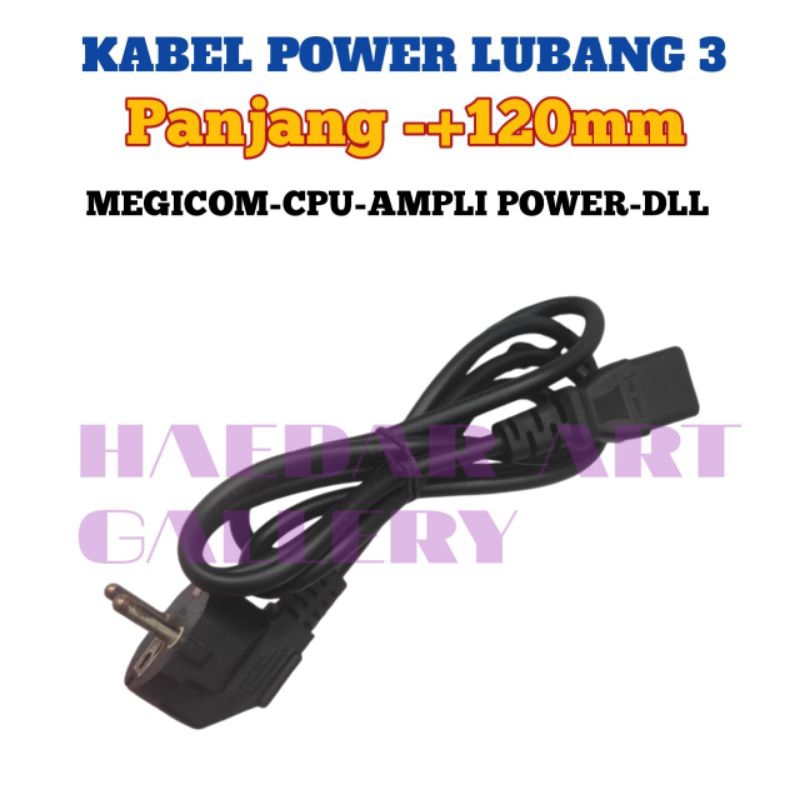 Kabel colokan megicom // kabel colokan lubang 3