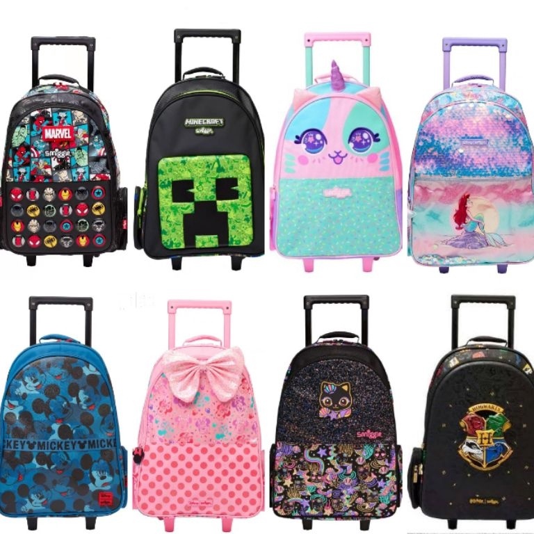 Penjualan Terbanyak TAS TROLLEY SMIGGLE BACKPACK TAS RODA SMIGGLE