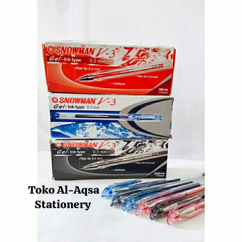 

Bolpoin//Pulpen//Bolpen Snowman V-3 ( 1pcs )