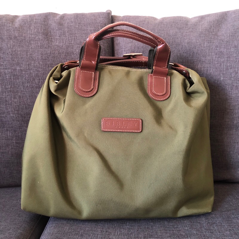 PRELOVED TOTE TRAVEL BAG SISLEY