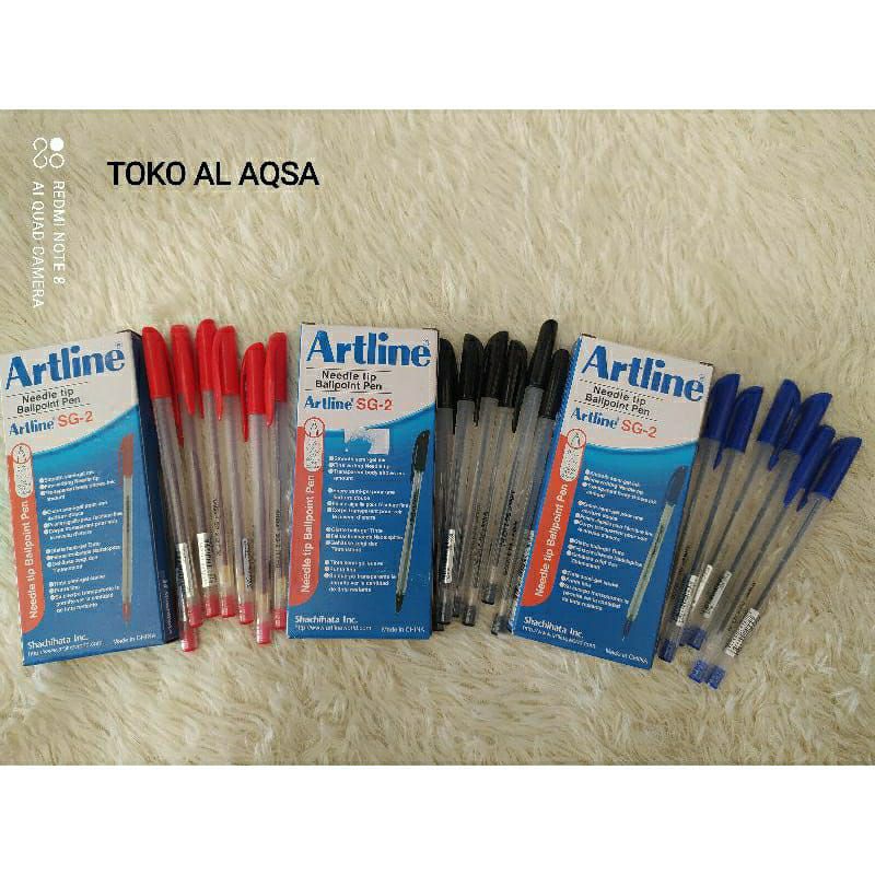 

Bolpoin//Pulpen//Bolpen Artline SG-2 Hitam, Biru, Merah ( 1pcs )