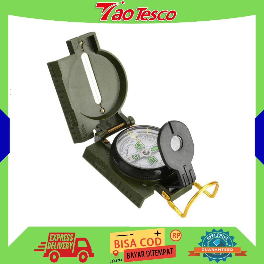 Kompas Bidik /pramuka/Militer outdoor Camping Hiking