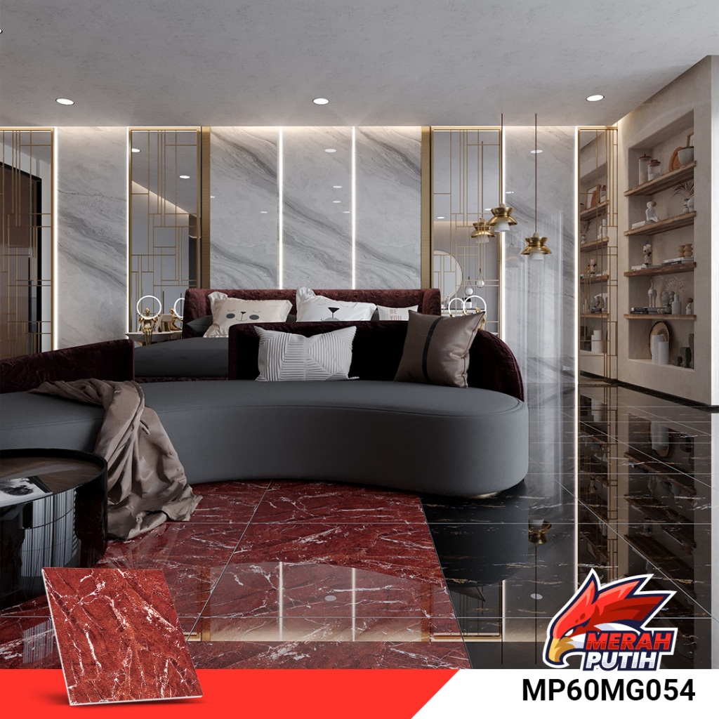 GRANITE MERAH PUTIH 60x60 cm / TABANAN - MP60MG054