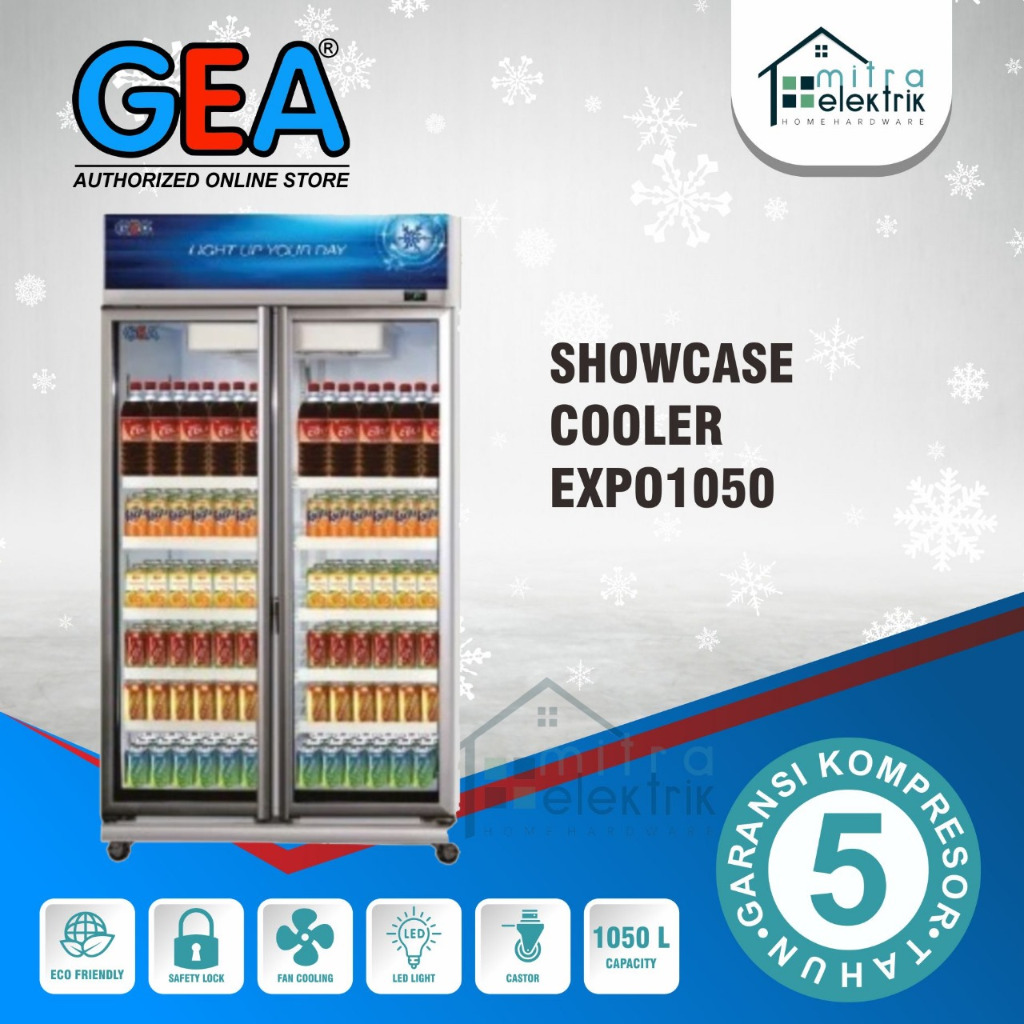 Showcase 2 Pintu GEA Expo-1050AH