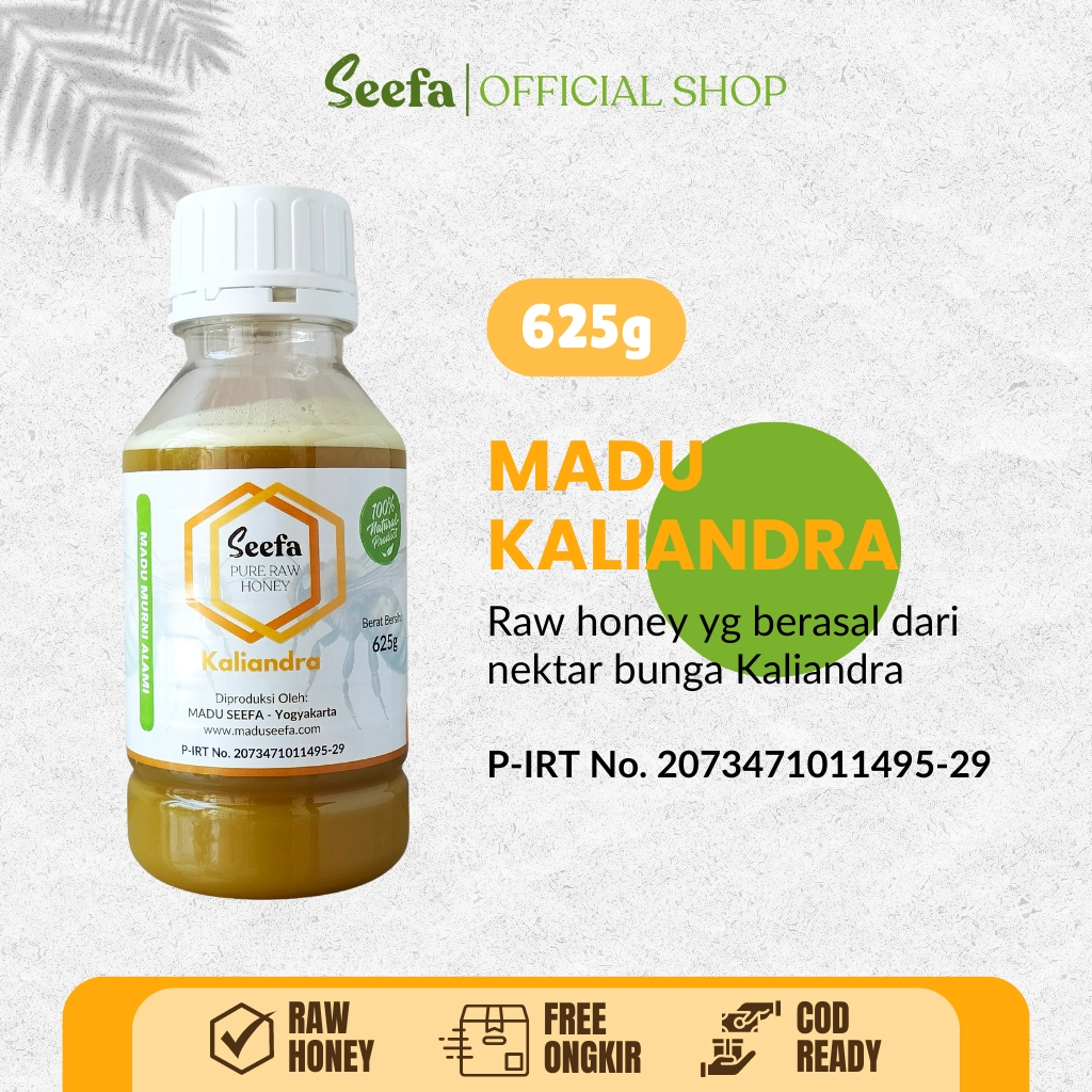 

Seefa Madu Kaliandra Murni 625g Pure Raw Honey Alami