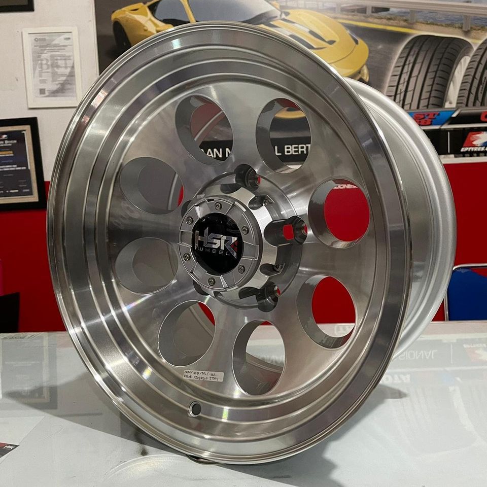 HSR velg mobil Rush ring 16 lebar 8 komplit ban semi kasar/offroad