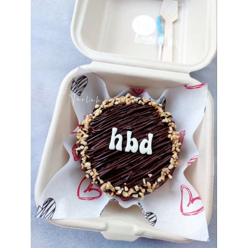 

Brownies mini / brownies bento / brownies ulang tahun