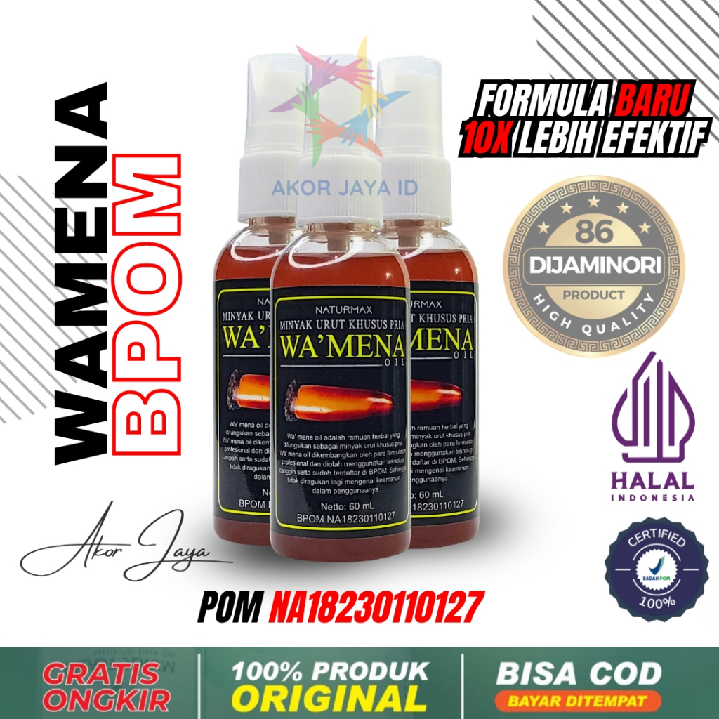 HK - HASIL PERMANEN - PEMBESAR KELAMIN LAKI LAKI MISTER P PERMANEN ORIGINAL 100% WAMENA ASLI ORIGINA