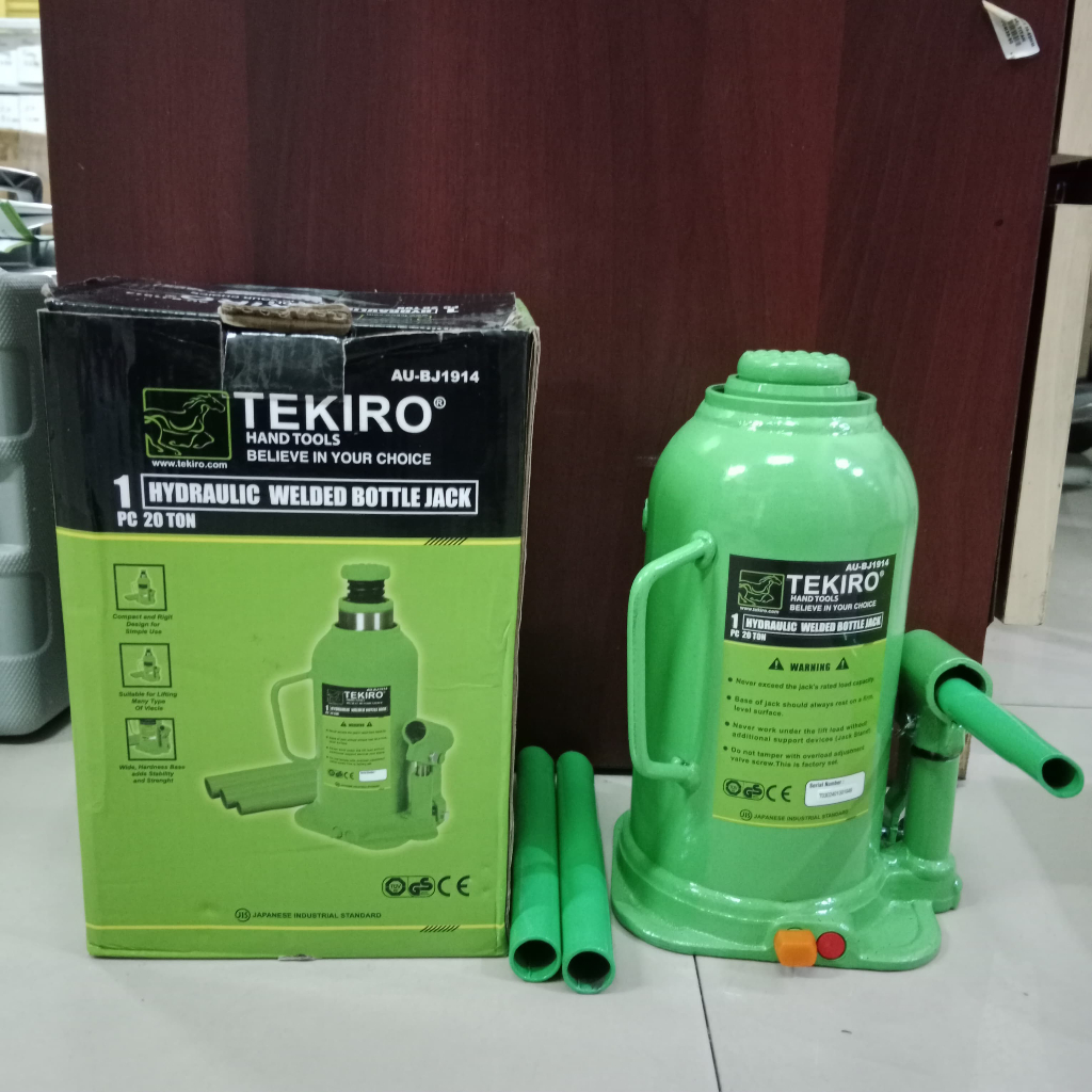Dongkrak botol tekiro 20 Ton hydraulic Jack tekiro 20 ton new