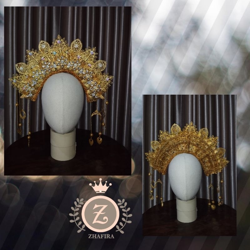 SUNTIANG MELAYU MODIFIKASI/SUNTIANG MELAYU MODERN/SUNTIANG ADAT RUMBAI/HEADPIECE WEDDING