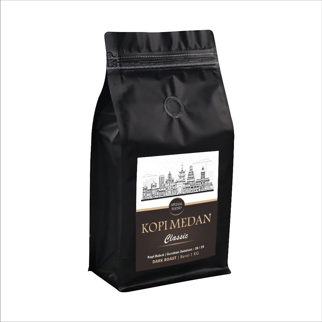 

Kopi Bubuk KOPI MEDAN Classic 1 KG Spesial Blend | Langsung dari Kilang Kopi Sumut