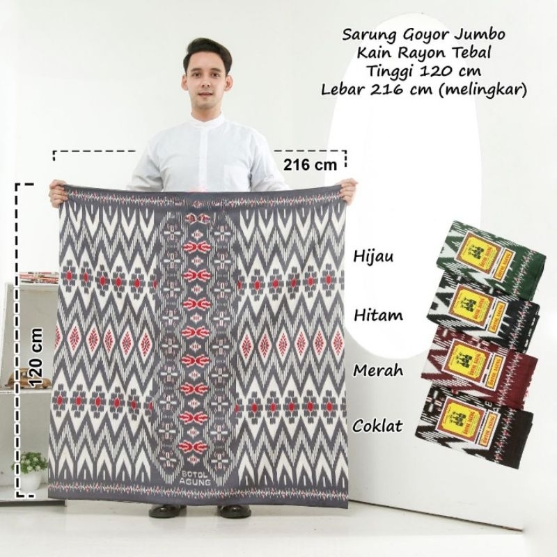 Motif BOTOL 4 JUMBO Kain RAYON PREMIUM Sarung Pekalongan Gus Sarung Pria/Wanita Dewasa Muslim Sarung