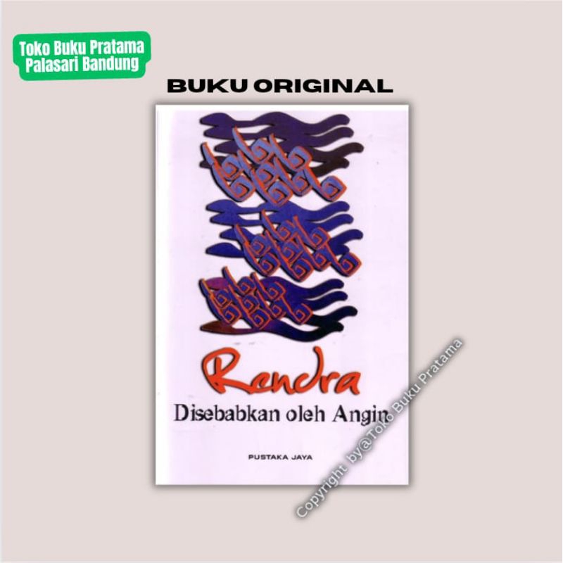 Buku Puisi Di Sebabkan Oleh Angin - WS Rendra - ORI