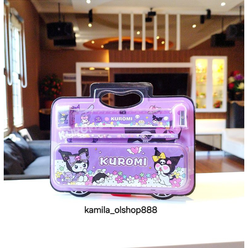 

Ay00! Paket Stationery Set/Paket Alat Tulis/Atk Set Kotak Pensil Sanrio Kuromi Melody