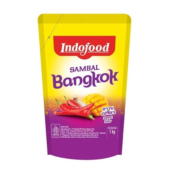 

saus sambel indofood bangkok pouch 1 kg