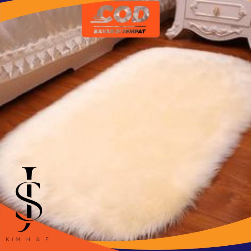 Taplak Meja Bulu Korea Alas Meja Bulu Korea Ukuran 40x60