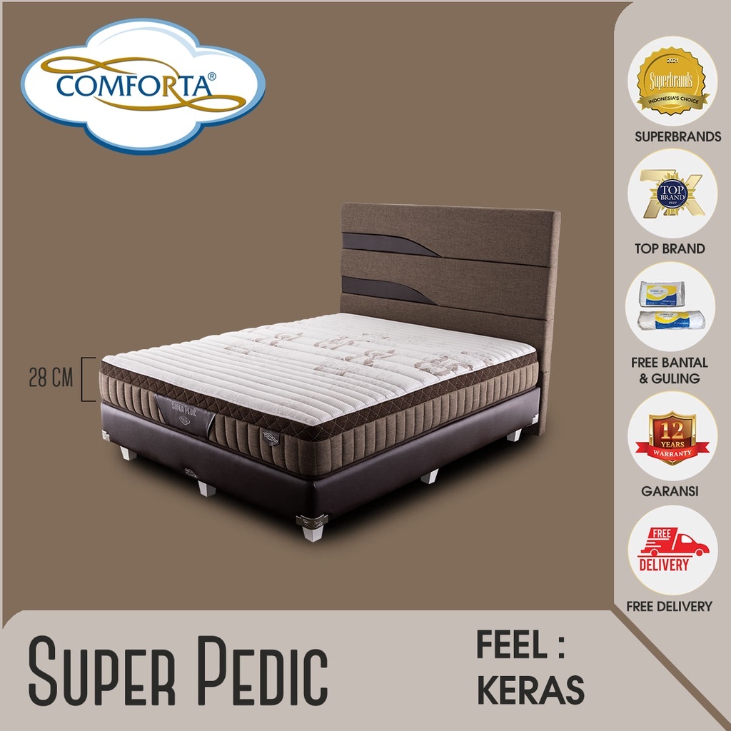 Kasur Spring Bed Comforta Super Pedic