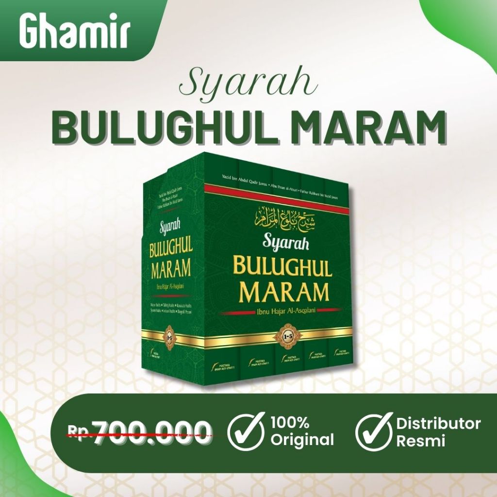 Syarah Bulughul Maram - 1 Set 5 Jilid Plus Box Exclusive - Original Pustaka Imam Syafii