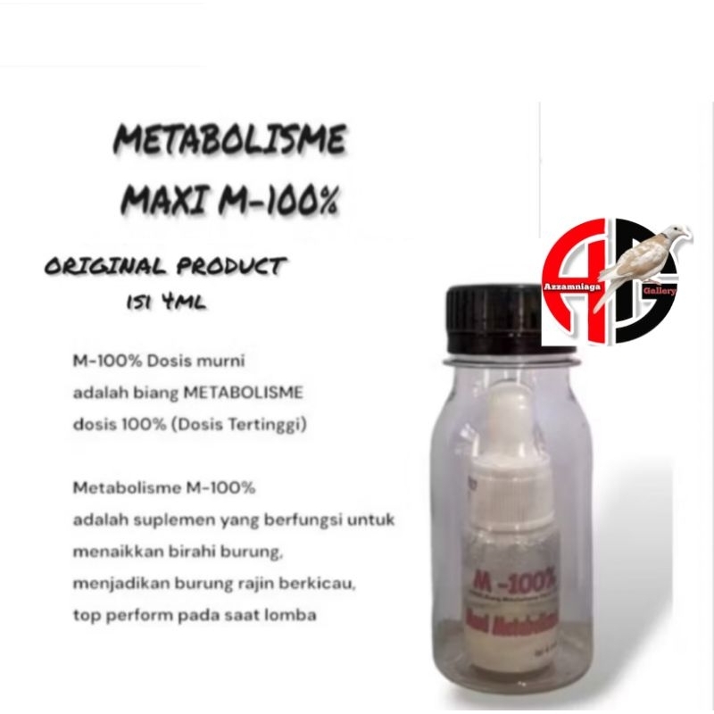METABOLISME MAXI 100 % PENGGACOR BURUNG