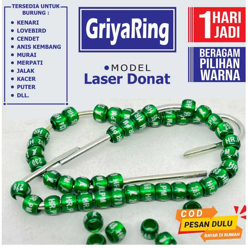 Ring Burung  model donat laser kenari prenjak cigun kacer muraibatu kacer anis kembang punglor perku