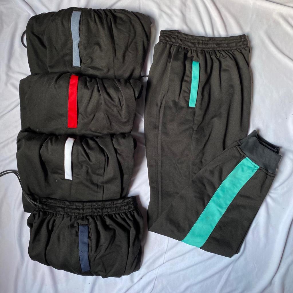 [100 RIBU 3 PCS] celana training panjang jogger unisex cowo cewe - celana jogger - celana olahraga