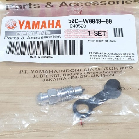 Baut Nepel Setelan Angin Kaliper Belakang Yamaha Jupiter MX 135 New, MX King, Vixion NVL NVA BK8 50C