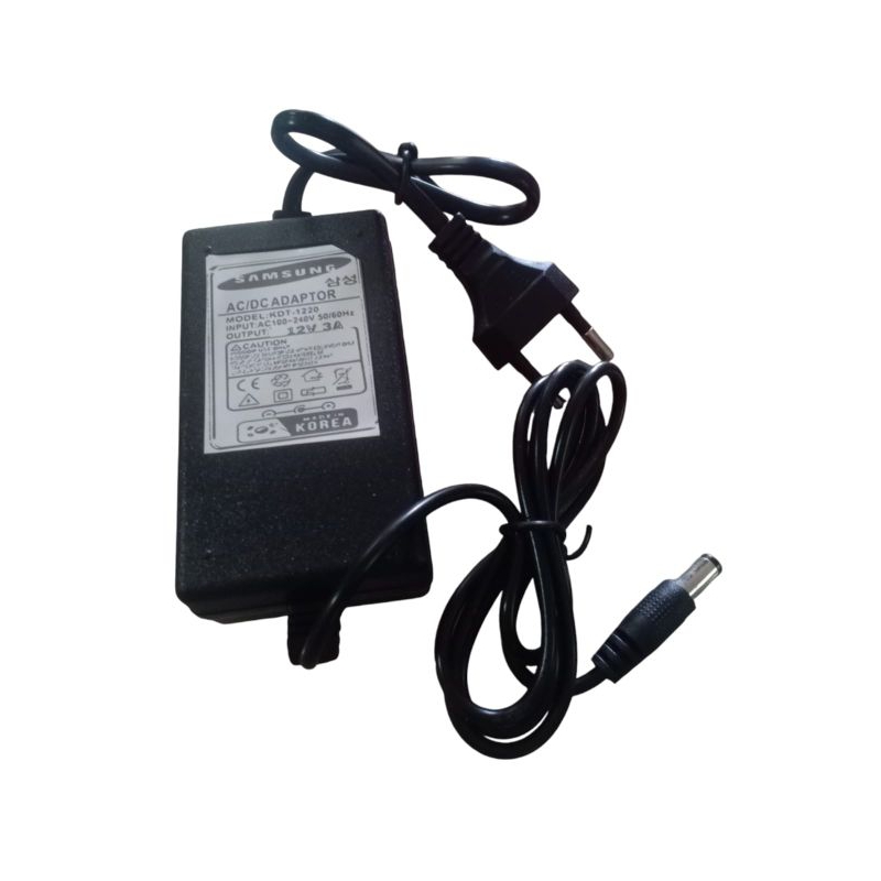 Samsung adaptor charger panjang 3A 12v mini transformer cctv pompa led strip 36 watt