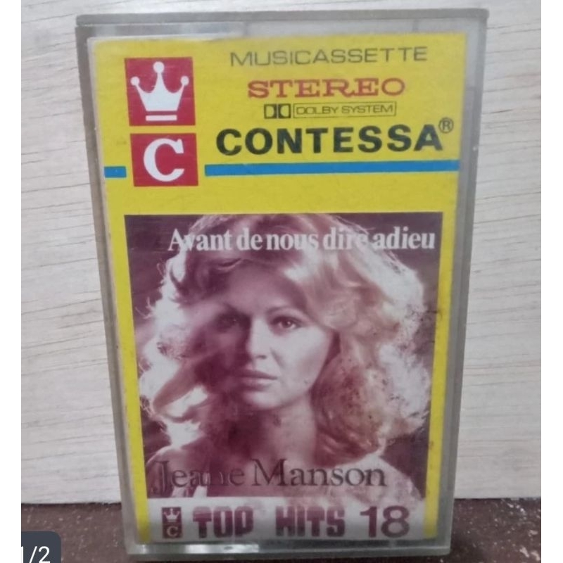 Kaset Pita Jeane Manson - Top Hits Volume 18