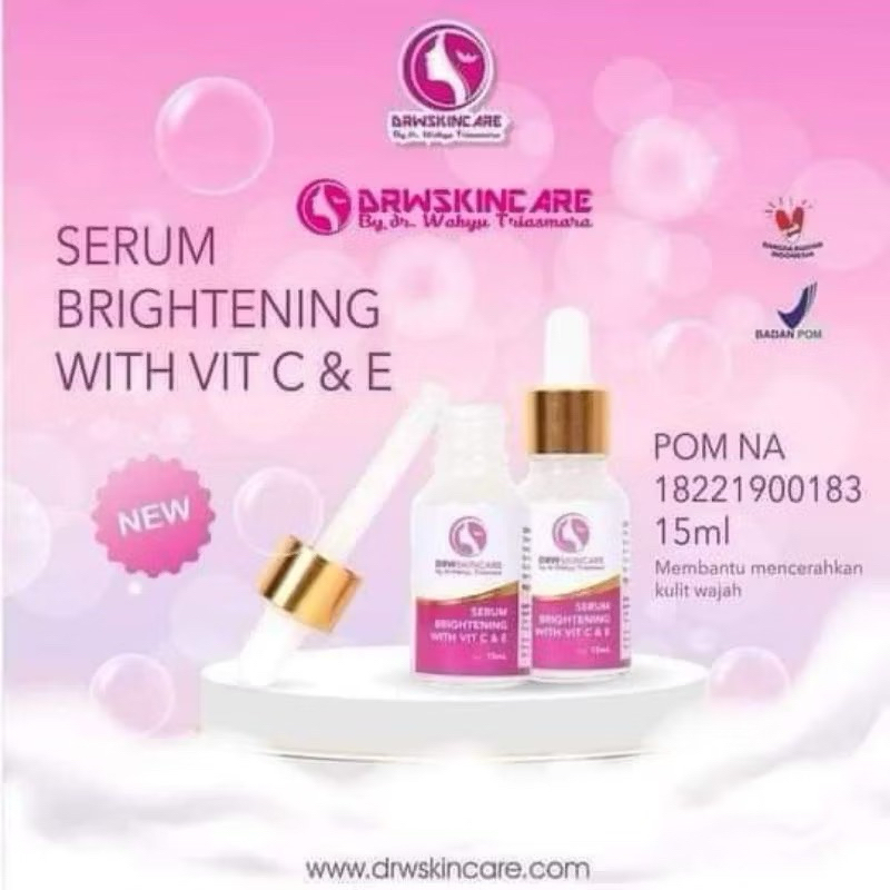 SERUM BRIGHTENING GLOWING DRW SKINCARE / SERUM WAJAH GLOWING DRW