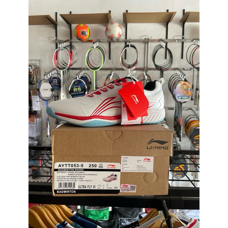 SEPATU BADMINTON LINING ULTRA FLY III ORIGINAL