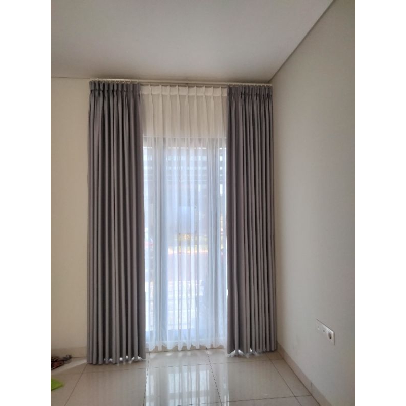 gorden jendela tirai gorden rumah minimalis