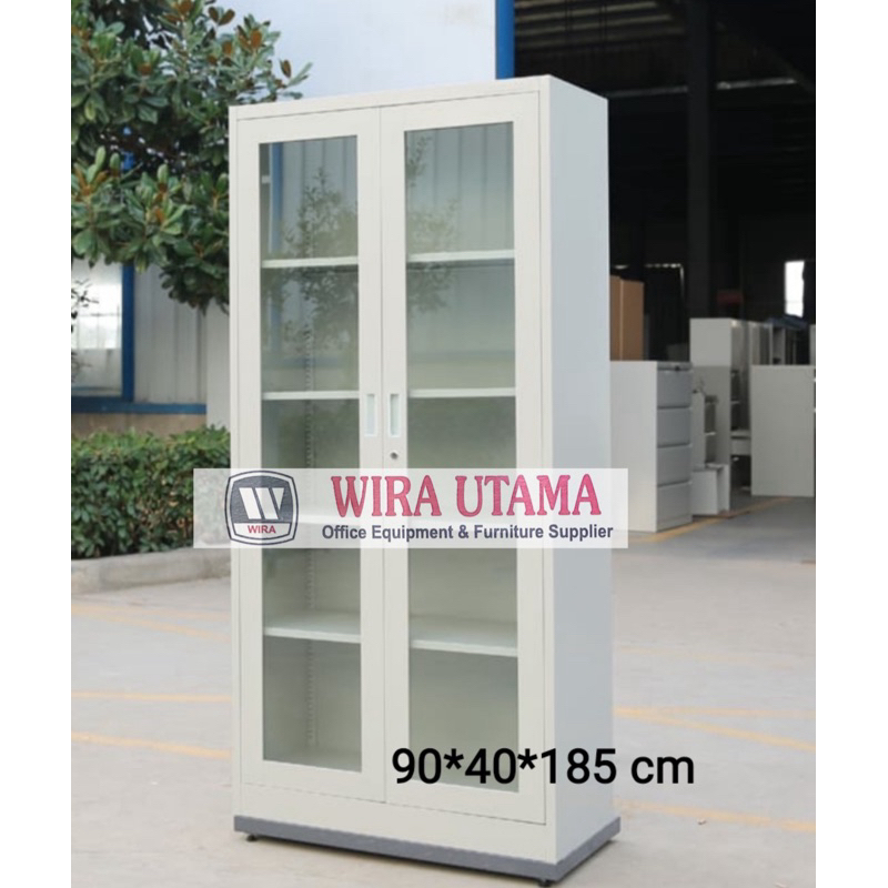 Lemari Besi Kaca / Lemari Kaca Jumbo / Lemari Kaca Besar / Lemari Arsip Jumbo / Lemari Arsip Besar /