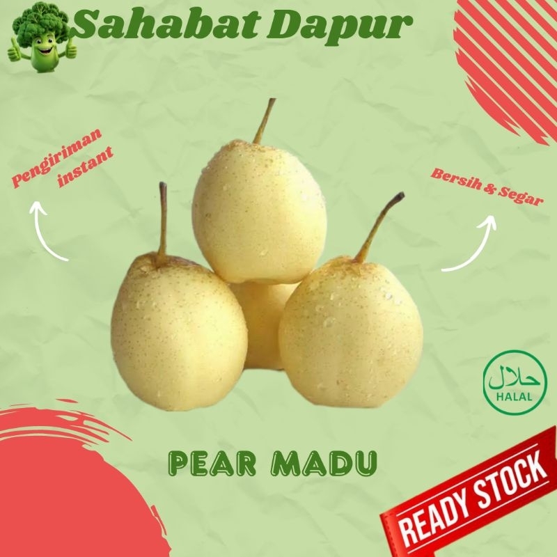 

Pir madu /pear madu fresh - buah segar - Sahabat dapur Delivery