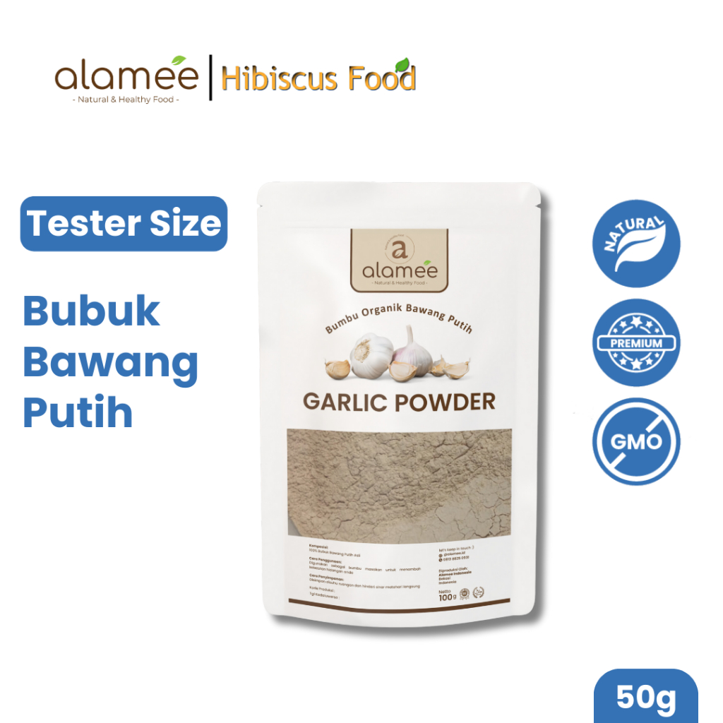 

Bawang Putih Bubuk Garlic Seasoning Powder Bumbu Masak Dapur Organik Rempah Rimpang Murni Asli 50g