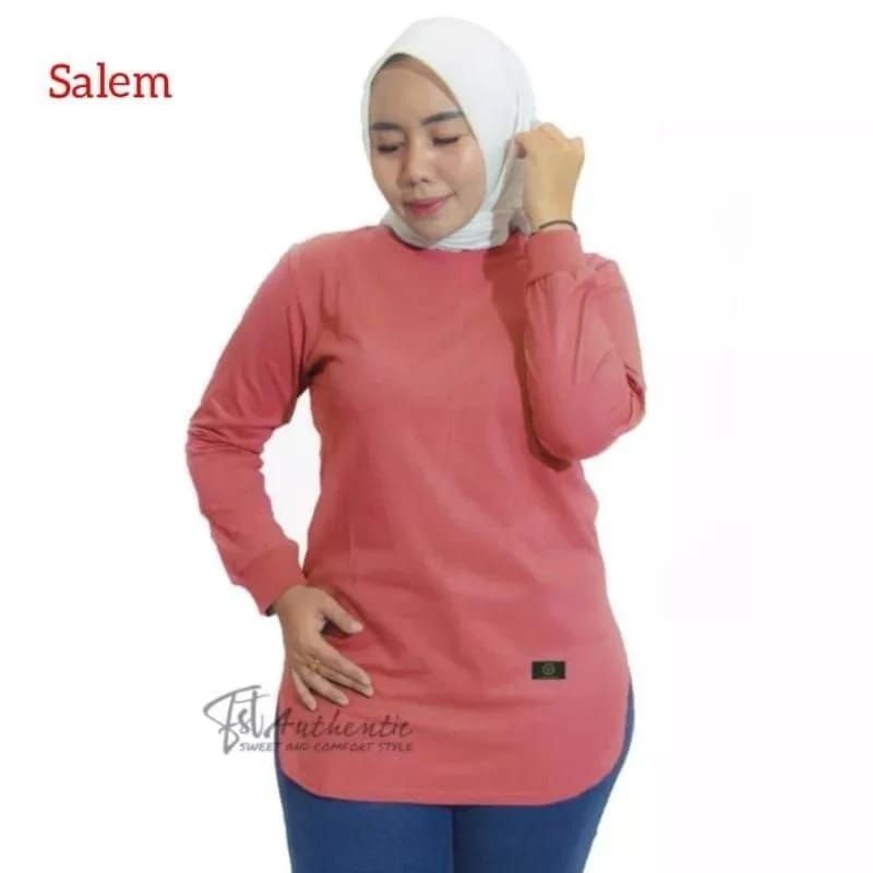 Kaos Lengan Panjang Wanita Oval ZOLA ZOLA ORIGINAL Seragam