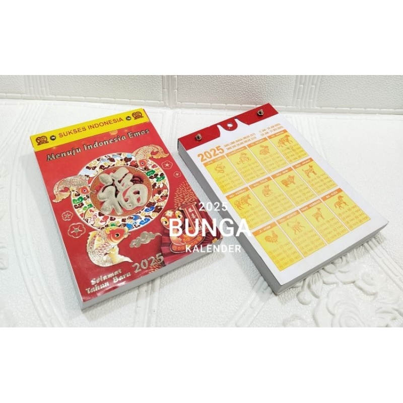 

Isi kalender harian (sobek) medium 2025 dilengkapi tanggalan Jawa, Mandarin, Arab [AK]