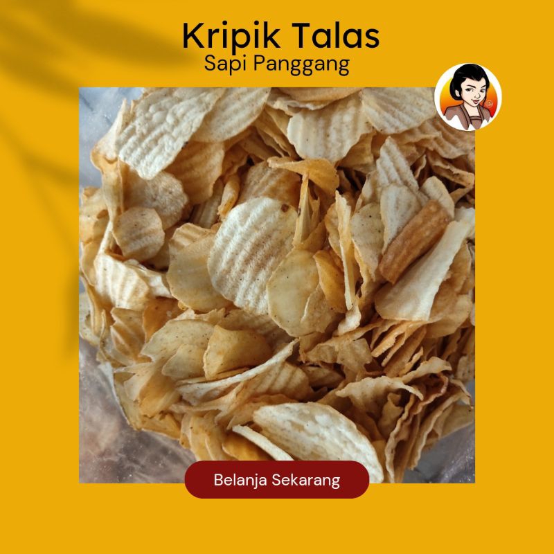 

KERIPIK TALAS RASA SAPI PANGGANG/ CAMILAN MAK'E/ CEMILAN KERIPIK TALES ASLI/ KRIPIK TALAS/ SNACK KILOAN