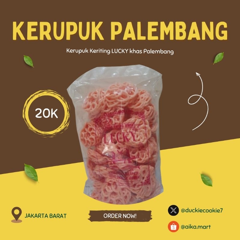 KERUPUK LUCKY KHAS PALEMBANG