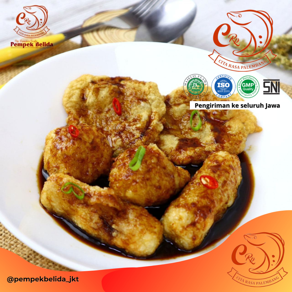 

Paket Pempek Belida CRP ISI 2 PAX A + 1 PAX B (4 PCS LENJER, 4 PCS KULIT, 4 PCS TELUR KECIL, 4 PCS ADAAN + 2 PCS KAPAL SELAM) | Pempek Belida Crp Frozen Original | Oleh-oleh Khas Asli Palembang