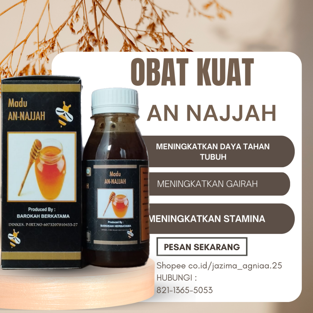 

Madu An Najjah Madu Herbal Asli Kesehatan Daya Tahan Tubuh Obat Kuat Asli Ampuh Pria khusus Dewasa