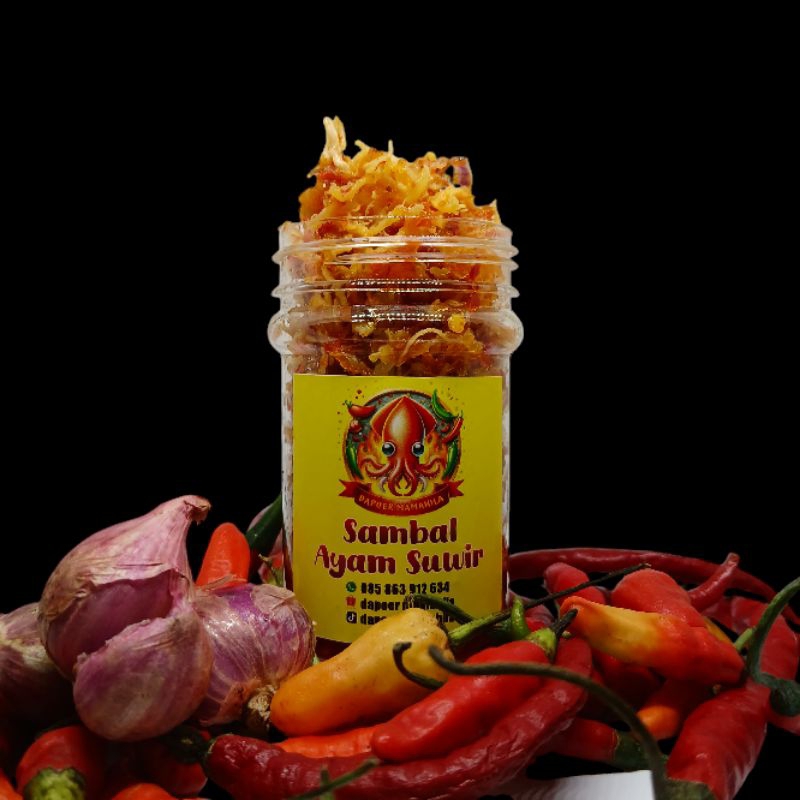 

SAMBAL AYAM SUWIR PEDAS GURIH by DAPOER MAMAHILA (BEST SELLER) TANPA BAHAN PENGAWET