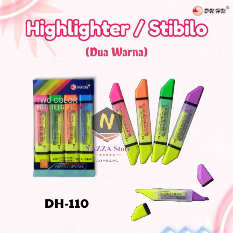 

Stabilo Highlighter Dua Warna Pastel 1 pcs